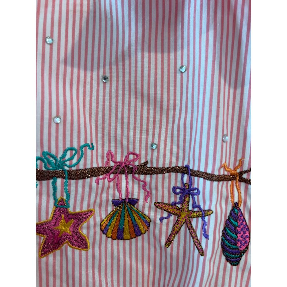 The Quacker Factory Size 1x Striped Button Down S… - image 2